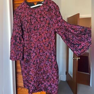Floral Bell Sleeve Dress